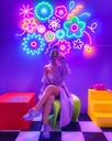 Flowers Neon Led Light Sign Art Decor