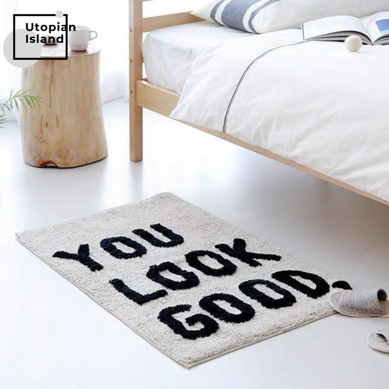 You Look Good Fluffy Bedroom Rug