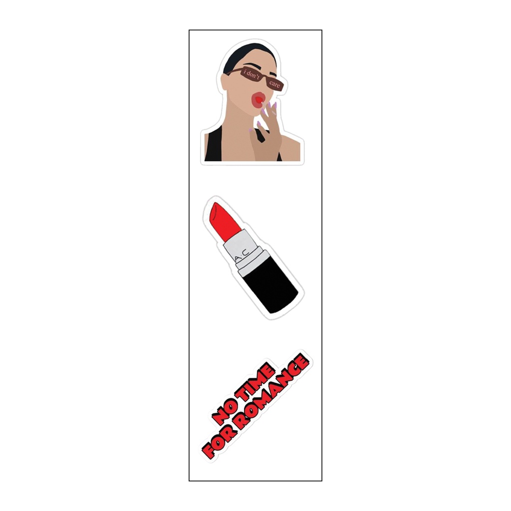 Fashionista Vinyl Sticker Pack Reusable &amp; Waterproof