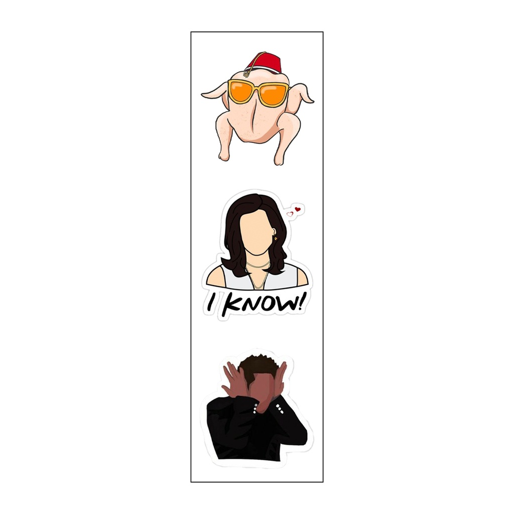 Friendship Vinyl Sticker Pack Reusable &amp; Waterproof