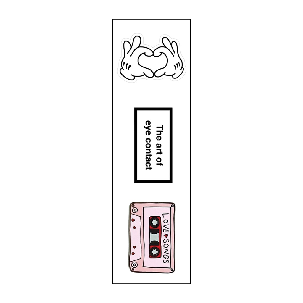 Music Lovers Vinyl Sticker Pack Reusable &amp; Waterproof