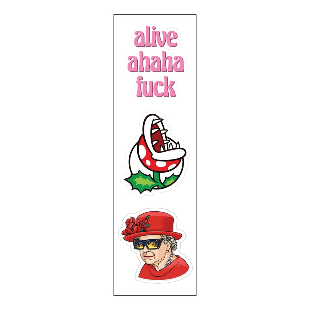 High Vinyl Sticker Pack Reusable &amp; Waterproof