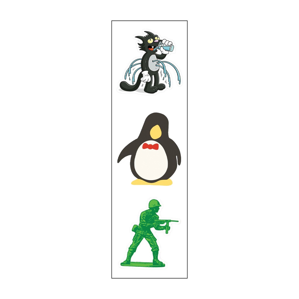 Spacetoon Lovers Vinyl Sticker Pack Reusable &amp; Waterproof