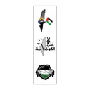 المسافة صفر 🔻 Vinyl Sticker Pack Reusable &amp; Waterproof