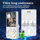 R36 Ultra جهاز ألعاب محمول يدعم الواي فاي شاشة اتش دي أكثر من 20000 لعبة ذاكرة 128 جيجا